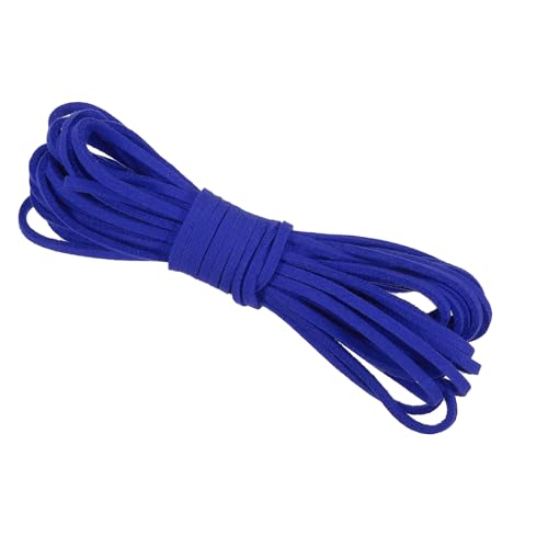 PATIKIL 5.5 Yards x 3mm Kunst Wildleder Kordel Leder Spitze Schnur für Armband Halskette Perlen Herstellung Heimwerken Marine Blau PATIKIL 5.5 Yards x 3mm Kunst Wildleder Kordel Leder Spitze Schnur für Armband Halskette Perlen Herstellung Heimwerken Marine Blau von PATIKIL
