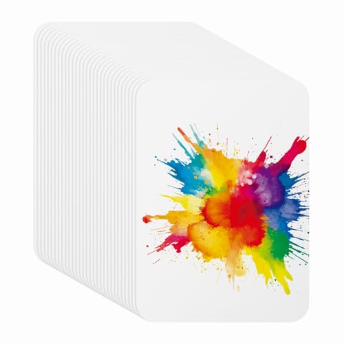PATIKIL 50 Blätter Baumwoll Aquarellpapier 140lb/300 GSM Kaltgepresstes Wasserfarben Malpapier Mit Abgerundeten Ecken Für Kunstmalerei Aquarellzeichnung Künstler 4x6 Zoll PATIKIL 50 Blätter Baumwoll Aquarellpapier 140lb/300 GSM Kaltgepresstes Wasserfarben Malpapier Mit Abgerundeten Ecken Für Kunstmalerei Aquarellzeichnung Künstler 4x6 Zoll von PATIKIL