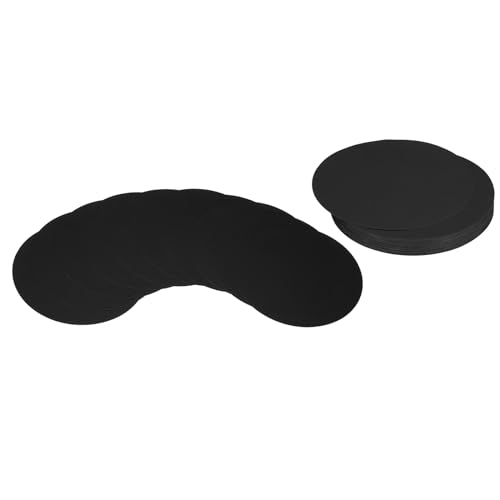 PATIKIL 50 Stück Moderationskarten Karteikarten Kreis-Karton, 21 cm runde Ausschnitt-Papierdicke Karton-Untersetzer für DIY-Bastelprojekte Klassenzimmer-Pinnwand-Dekoration, Schwarz PATIKIL 50 Stück Moderationskarten Karteikarten Kreis-Karton, 21 cm runde Ausschnitt-Papierdicke Karton-Untersetzer für DIY-Bastelprojekte Klassenzimmer-Pinnwand-Dekoration, Schwarz von PATIKIL