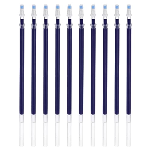 PATIKIL 50 Stücke 0.5mm Feiner Stift 130mm Gel Tintenstift ersetzen Nachfüllung Schwarz Tinten Kugelschreiber Nachfüllung für Bürobedarf Blau von PATIKIL