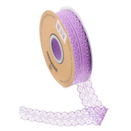 PATIKIL 50 Yards Spitzenband, 1,2 Zoll Breites Hochzeitsband Spitze Geschenkband für Florale DIY Bastelarbeiten Nähen Geburtstagsfeier, Helllila PATIKIL 50 Yards Spitzenband, 1,2 Zoll Breites Hochzeitsband Spitze Geschenkband für Florale DIY Bastelarbeiten Nähen Geburtstagsfeier, Helllila von PATIKIL