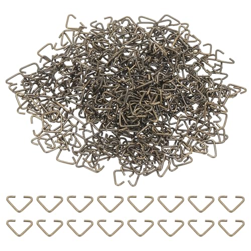 PATIKIL 500 Stück 9,5x6mm Triangle Biegeringe Jump Rings Spaltringe Sprungringe Open Jump Rings für Schmuckherstellung Schmuck Basteln Zubehör Halsketten Armbänder Ohrringe DIY, Bronze PATIKIL 500 Stück 9,5x6mm Triangle Biegeringe Jump Rings Spaltringe Sprungringe Open Jump Rings für Schmuckherstellung Schmuck Basteln Zubehör Halsketten Armbänder Ohrringe DIY, Bronze von PATIKIL