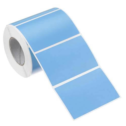PATIKIL 500 Stück Rechteckige Etiketten Selbstklebend Universal-Aufkleber 7,5x5cm, Klebeetiketten zum Bedrucken für Tintenstrahl-/Laserdrucker im Lager Büro Zuhause, Hellblau PATIKIL 500 Stück Rechteckige Etiketten Selbstklebend Universal-Aufkleber 7,5x5cm, Klebeetiketten zum Bedrucken für Tintenstrahl-/Laserdrucker im Lager Büro Zuhause, Hellblau von PATIKIL