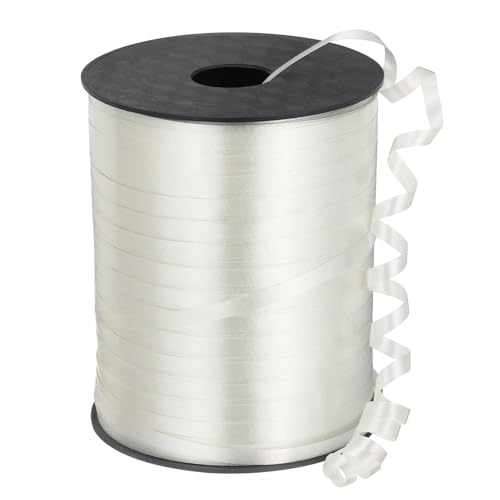 PATIKIL 500 Yards Gekräuseltes Geschenkband Metallic 5mm für Partydekoration Geschenkverpackung Kunsthandwerk Beige von PATIKIL