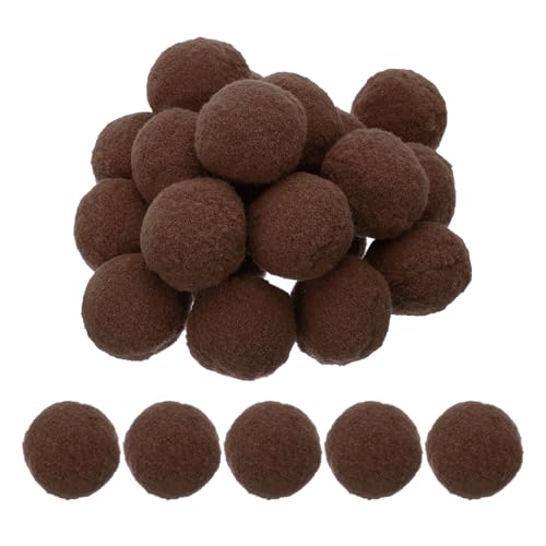 PATIKIL 50mm Bunte Pompons zum Basteln, 20 Stück Filzkugeln Bunt Mini Pom Poms, Bastelarbeiten Puff Bälle Bulk für Hüte Ostern Weihnachtskunst Verzieren Nähen DIY, Braun PATIKIL 50mm Bunte Pompons zum Basteln, 20 Stück Filzkugeln Bunt Mini Pom Poms, Bastelarbeiten Puff Bälle Bulk für Hüte Ostern Weihnachtskunst Verzieren Nähen DIY, Braun von PATIKIL