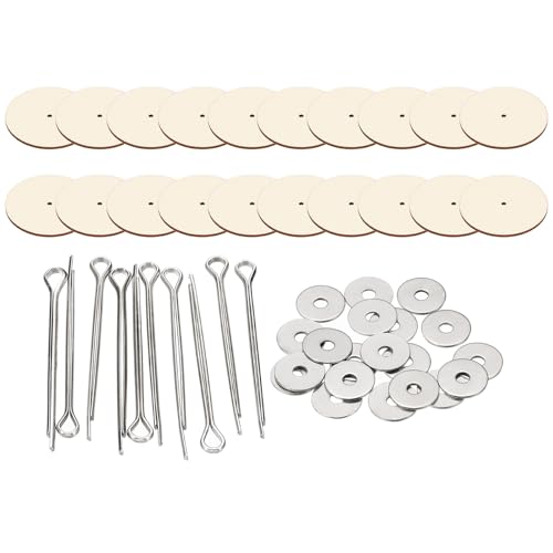 PATIKIL 50mm Puppen-Gelenke, 10er Set abnehmbare Splinte Gelenkverbinder und Faserplatten für die Herstellung von Bärenextremitäten, Kopfgelenken und DIY-Bastelzubehör PATIKIL 50mm Puppen-Gelenke, 10er Set abnehmbare Splinte Gelenkverbinder und Faserplatten für die Herstellung von Bärenextremitäten, Kopfgelenken und DIY-Bastelzubehör von PATIKIL