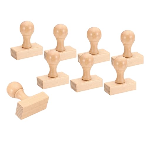 PATIKIL 50mm Stempel Holzquadratgriff, 8er-Pack Holzknöpfe Stempelhalter für Stempelherstellung DIY Basteln Scrapbooking, Braun PATIKIL 50mm Stempel Holzquadratgriff, 8er-Pack Holzknöpfe Stempelhalter für Stempelherstellung DIY Basteln Scrapbooking, Braun von PATIKIL
