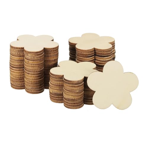 PATIKIL 50mm Wooden Flowers, 50 Pack Unfinished Wood Flowers Blank Wooden Cutouts Ornaments Natural Wood Pieces for Christmas Party Craft Projects PATIKIL 50mm Wooden Flowers, 50 Pack Unfinished Wood Flowers Blank Wooden Cutouts Ornaments Natural Wood Pieces for Christmas Party Craft Projects von PATIKIL