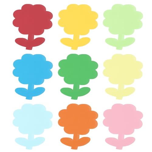 PATIKIL 54 Stück Papierausschnitte für Pinnwände Blumenförmige Ausschnitte Papier Bulletin Cutouts Papier für Klassenzimmern Bastelprojekten und Partybedarf Mehrfarbig von PATIKIL