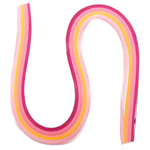 PATIKIL 540 x 10 mm Quilling Papierstreifen Papier Quilling, 120 Stück Origami Fröbelstern Papierstreifen Streifen Set für Kunst, DIY, Handarbeit, Weihnachten, Farbverlauf Pink PATIKIL 540 x 10 mm Quilling Papierstreifen Papier Quilling, 120 Stück Origami Fröbelstern Papierstreifen Streifen Set für Kunst, DIY, Handarbeit, Weihnachten, Farbverlauf Pink von PATIKIL