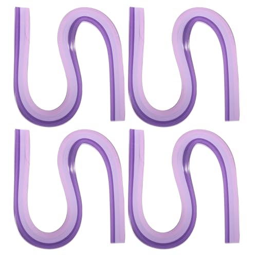 PATIKIL 540 x 3 mm Quilling Papierstreifen Papier Quilling, 480 Stück Origami Fröbelstern Papierstreifen Streifen Set für Kunst, DIY, Handarbeit, Weihnachten, Farbverlauf Lila von PATIKIL