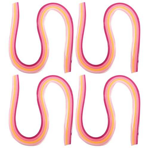 PATIKIL 540 x 5 mm Quilling Papierstreifen Papier Quilling, 480 Stück Origami Fröbelstern Papierstreifen Streifen Set für Kunst, DIY, Handarbeit, Weihnachten, Farbverlauf Pink PATIKIL 540 x 5 mm Quilling Papierstreifen Papier Quilling, 480 Stück Origami Fröbelstern Papierstreifen Streifen Set für Kunst, DIY, Handarbeit, Weihnachten, Farbverlauf Pink von PATIKIL