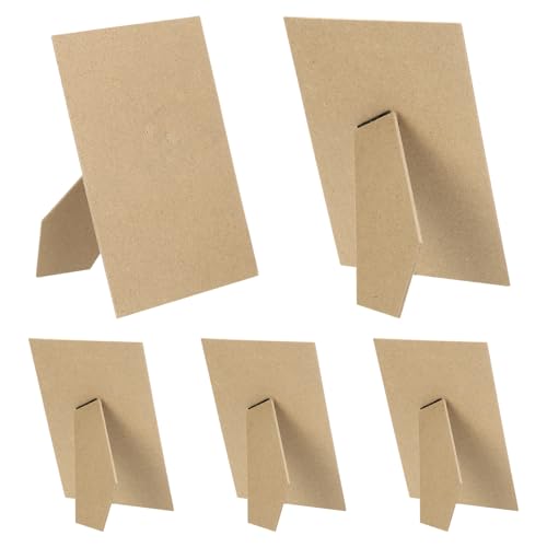 PATIKIL 5er-Pack Staffelei-Rückseite für Bilderrahmen, 5 x 7 Zoll Ersatz-Bilderrahmen-Staffelei-Rückseite DIY-Fototafel für Fotoframes Fliesen, Pappel PATIKIL 5er-Pack Staffelei-Rückseite für Bilderrahmen, 5 x 7 Zoll Ersatz-Bilderrahmen-Staffelei-Rückseite DIY-Fototafel für Fotoframes Fliesen, Pappel von PATIKIL