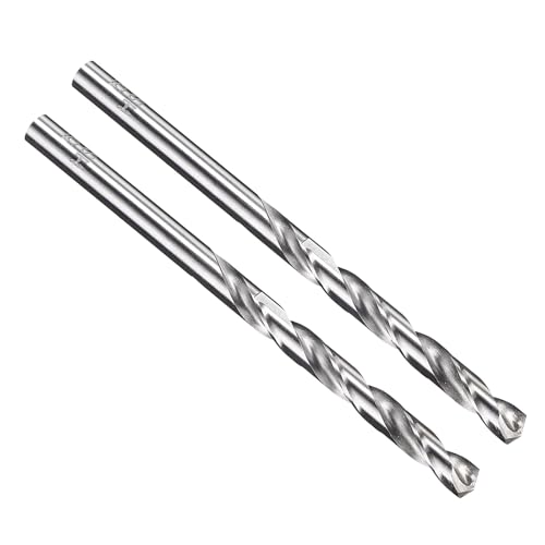 PATIKIL 5mm Bohrer, Jobber gerade Schaft M2 High-Speed Stahl 135° Unbeschichtet Hell für Edelstahl mittelhartes Metall - 2er Pack PATIKIL 5mm Bohrer, Jobber gerade Schaft M2 High-Speed Stahl 135° Unbeschichtet Hell für Edelstahl mittelhartes Metall - 2er Pack von PATIKIL