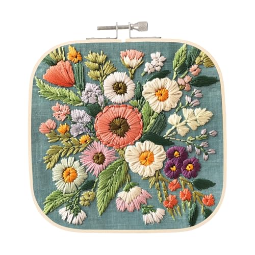 PATIKIL 6,3" x 6,3" Bambus Stickrahmen Eckig Verstellbare Kreuzstich Stickrahmen Ring Stick Punch Needle Rahmen Stickrahmen Stickständer für Embroidery Kreuzstich DIY Nähen Bastel PATIKIL 6,3" x 6,3" Bambus Stickrahmen Eckig Verstellbare Kreuzstich Stickrahmen Ring Stick Punch Needle Rahmen Stickrahmen Stickständer für Embroidery Kreuzstich DIY Nähen Bastel von PATIKIL