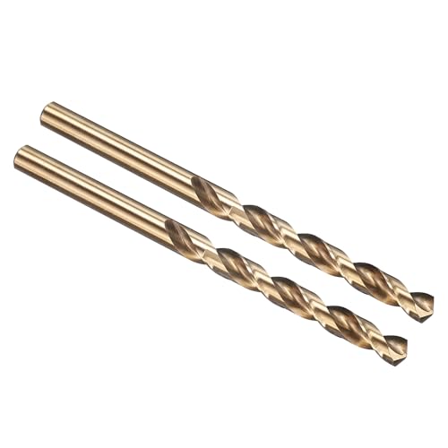 PATIKIL 6,5 mm Bohrer, Jobber gerade Schaft M35 5% High-Speed-Stahl 135° Gold-Finish für Edelstahl-Hartmetall - 2er Pack PATIKIL 6,5 mm Bohrer, Jobber gerade Schaft M35 5% High-Speed-Stahl 135° Gold-Finish für Edelstahl-Hartmetall - 2er Pack von PATIKIL