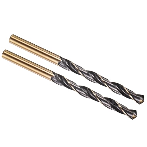 PATIKIL 6,7 mm Bohrer, Jobber gerade Schaft M2 High-Speed-Stahl 118° Schwarz und Gold Finish für Edelstahl Hartmetall - 2er Pack PATIKIL 6,7 mm Bohrer, Jobber gerade Schaft M2 High-Speed-Stahl 118° Schwarz und Gold Finish für Edelstahl Hartmetall - 2er Pack von PATIKIL