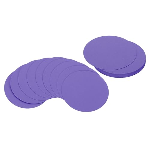PATIKIL 6 Zoll Kreis Karton, 25 Stück runde Form Ausschnitte Papier dickes Karton Untersetzer für DIY Bastelprojekte Klassenzimmer Pinnwand Dekor, Dunkellila PATIKIL 6 Zoll Kreis Karton, 25 Stück runde Form Ausschnitte Papier dickes Karton Untersetzer für DIY Bastelprojekte Klassenzimmer Pinnwand Dekor, Dunkellila von PATIKIL
