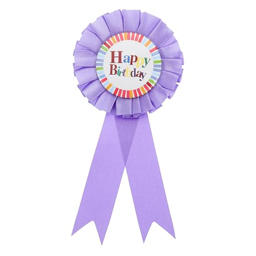 PATIKIL 6" x 3" Geburtstagsauszeichnungsband, Auszeichnungsband Geburtstagsabzeichen Zinnabzeichen für Erwachsene Frauen Partydekorationen Feieraccessoire, Lila PATIKIL 6" x 3" Geburtstagsauszeichnungsband, Auszeichnungsband Geburtstagsabzeichen Zinnabzeichen für Erwachsene Frauen Partydekorationen Feieraccessoire, Lila von PATIKIL