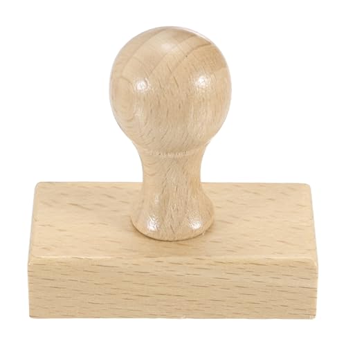 PATIKIL 60x30mm Holzstempel Rundgriff 1 Stück Holzstempelhalter Buchenholz Blankostempel Für DIY Basteln Scrapbooking Karte Tagebuch Holzfarbe PATIKIL 60x30mm Holzstempel Rundgriff 1 Stück Holzstempelhalter Buchenholz Blankostempel Für DIY Basteln Scrapbooking Karte Tagebuch Holzfarbe von PATIKIL