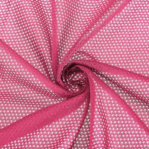 PATIKIL 62 Zoll breiter Netzstoff Stretchstoff Netzfutter Stoffe leicht dehnbar zum Nähen von Rucksacktaschen und riemen, Netzkleidung, Netzbeuteln, Einkaufstaschen, Crimson 1 Yard PATIKIL 62 Zoll breiter Netzstoff Stretchstoff Netzfutter Stoffe leicht dehnbar zum Nähen von Rucksacktaschen und riemen, Netzkleidung, Netzbeuteln, Einkaufstaschen, Crimson 1 Yard von PATIKIL