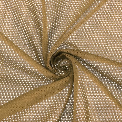 PATIKIL 62 Zoll breiter Netzstoff Stretchstoff Netzfutter Stoffe leicht dehnbar zum Nähen von Rucksacktaschen und riemen, Netzkleidung, Netzbeuteln, Einkaufstaschen, Gelb Braun 1 Yard PATIKIL 62 Zoll breiter Netzstoff Stretchstoff Netzfutter Stoffe leicht dehnbar zum Nähen von Rucksacktaschen und riemen, Netzkleidung, Netzbeuteln, Einkaufstaschen, Gelb Braun 1 Yard von PATIKIL