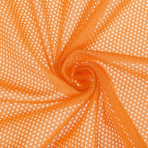 PATIKIL 62 Zoll breiter Netzstoff Stretchstoff Netzfutter Stoffe leicht dehnbar zum Nähen von Rucksacktaschen und riemen, Netzkleidung, Netzbeuteln, Einkaufstaschen, Kürbisorange 1 Yard PATIKIL 62 Zoll breiter Netzstoff Stretchstoff Netzfutter Stoffe leicht dehnbar zum Nähen von Rucksacktaschen und riemen, Netzkleidung, Netzbeuteln, Einkaufstaschen, Kürbisorange 1 Yard von PATIKIL