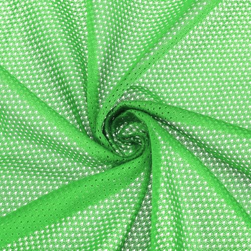 PATIKIL 62 Zoll breiter Netzstoff Stretchstoff Netzfutter Stoffe leicht dehnbar zum Nähen von Rucksacktaschen und riemen, Netzkleidung, Netzbeuteln, Einkaufstaschen, Minzgrün 2 Yard von PATIKIL