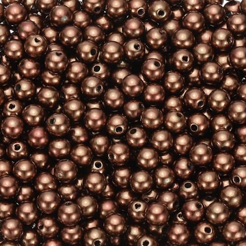 PATIKIL 6mm Runde Glänzende Perlen, 2200 Stück Faux Perlen Lose Perlen mit Loch für Kosmetikboxen DIY Teile Schmuckherstellung Hochzeit Geburtstagsfeier Hausdekoration, Braun PATIKIL 6mm Runde Glänzende Perlen, 2200 Stück Faux Perlen Lose Perlen mit Loch für Kosmetikboxen DIY Teile Schmuckherstellung Hochzeit Geburtstagsfeier Hausdekoration, Braun von PATIKIL