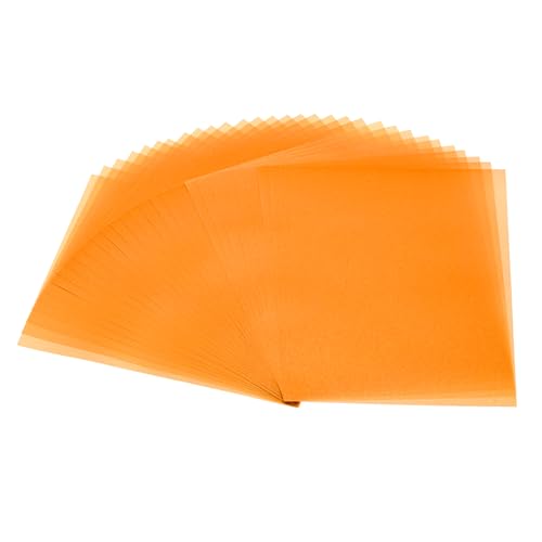 PATIKIL 70 Blatt Pergamentpapier 4,25x5,5, Pergamentpapier bedruckbares Transparentpapier 100GSM für Einladungen Laser Tintenstrahldruck Kartenherstellung Basteln Nachverfolgung, Orange PATIKIL 70 Blatt Pergamentpapier 4,25x5,5, Pergamentpapier bedruckbares Transparentpapier 100GSM für Einladungen Laser Tintenstrahldruck Kartenherstellung Basteln Nachverfolgung, Orange von PATIKIL