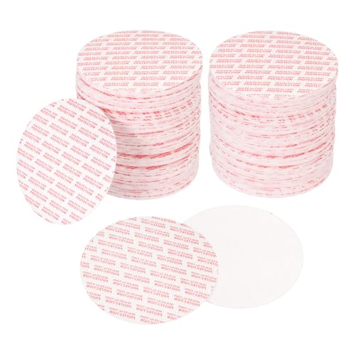 PATIKIL 76 mm Schaumstoff-Deckeleinlage, 150 Stück, selbstklebende runde PS-druckempfindliche Dichtungen, Kappeneinlagen, widerstandsfähiger Manipulator für Kunststoff, Glas, Flaschenverschluss von PATIKIL