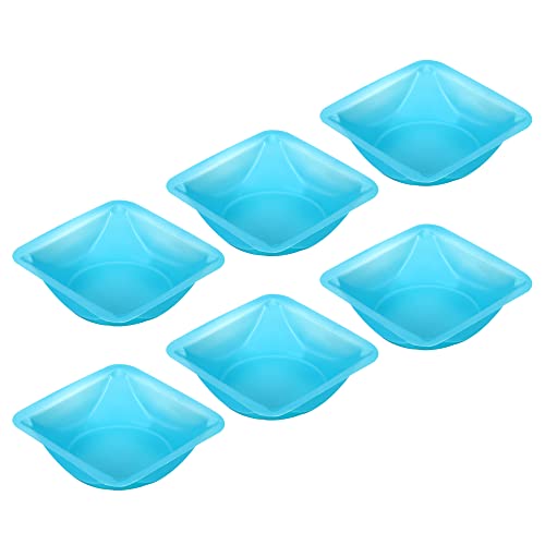 PATIKIL 7Stk.Quadratische Wägeschiffchen mittlere Kunststoffschalen, Pulverspender zum Wiegen und Mischen, blau PATIKIL 7Stk.Quadratische Wägeschiffchen mittlere Kunststoffschalen, Pulverspender zum Wiegen und Mischen, blau von PATIKIL