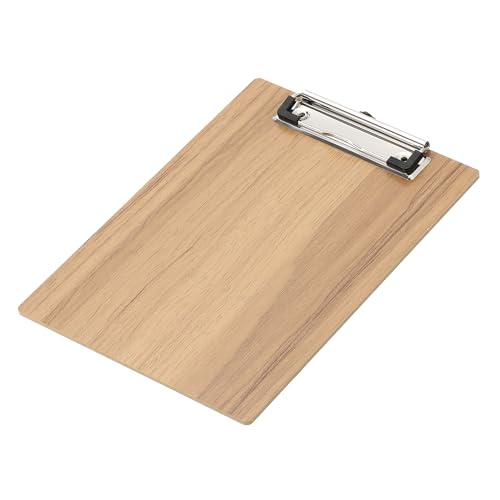 PATIKIL 8,9"x6,3" Holz-Schreibbrett, A4 Briefgröße Klemmbretter aus Hartfaserplatte mit flachem Clip für Büro, Klassenzimmer, Kirschholz-Textur PATIKIL 8,9"x6,3" Holz-Schreibbrett, A4 Briefgröße Klemmbretter aus Hartfaserplatte mit flachem Clip für Büro, Klassenzimmer, Kirschholz-Textur von PATIKIL