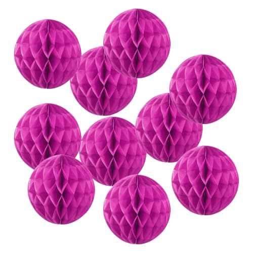 PATIKIL 8" Tissue Paper Pom Poms Blumenbälle, 10er Pack Party Hängende Papierblumenbälle Dekoration für Geburtstag Hochzeit Zuhause Hintergrund Dekor, Fuchsia PATIKIL 8" Tissue Paper Pom Poms Blumenbälle, 10er Pack Party Hängende Papierblumenbälle Dekoration für Geburtstag Hochzeit Zuhause Hintergrund Dekor, Fuchsia von PATIKIL