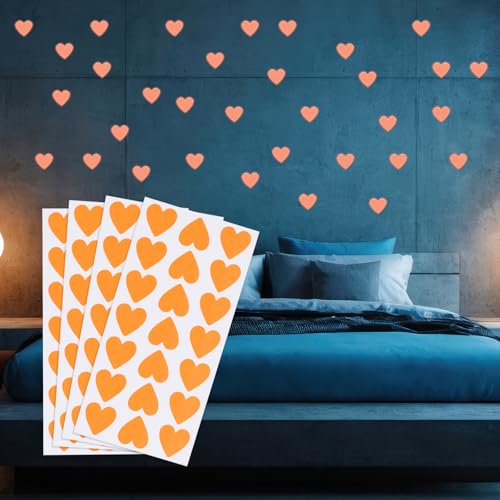 PATIKIL 84 Stück Leuchten im Dunkeln Herz Aufkleber, Selbstklebende Leuchtherz-Aufkleber Leuchten im Dunkeln Wandtattoos Leuchtende Dekoration für Zimmerdecke Party Geburtstag, Orange PATIKIL 84 Stück Leuchten im Dunkeln Herz Aufkleber, Selbstklebende Leuchtherz-Aufkleber Leuchten im Dunkeln Wandtattoos Leuchtende Dekoration für Zimmerdecke Party Geburtstag, Orange von PATIKIL
