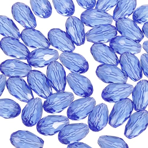 PATIKIL 8mm Facettierte Glasperlen, 100 Stück Blaue Bicone Geburtsfelsenperle Vertikales Loch für DIY Bastelarmband Halskette Schmuckherstellung PATIKIL 8mm Facettierte Glasperlen, 100 Stück Blaue Bicone Geburtsfelsenperle Vertikales Loch für DIY Bastelarmband Halskette Schmuckherstellung von PATIKIL