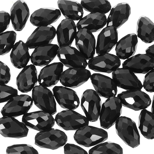 PATIKIL 8mm Facettierte Glasperlen, 100 Stück Schwarze Bicone-Geburtsfelsenperle Vertikales Loch für DIY-Bastelarmband Halskette Schmuckherstellung PATIKIL 8mm Facettierte Glasperlen, 100 Stück Schwarze Bicone-Geburtsfelsenperle Vertikales Loch für DIY-Bastelarmband Halskette Schmuckherstellung von PATIKIL