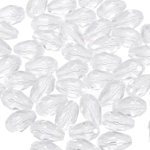 PATIKIL 8mm Facettierte Glasperlen, 100 Stück Weiße Bicone Geburtsfelsenperle Vertikales Loch für DIY Bastelarmband Halskette Schmuckherstellung PATIKIL 8mm Facettierte Glasperlen, 100 Stück Weiße Bicone Geburtsfelsenperle Vertikales Loch für DIY Bastelarmband Halskette Schmuckherstellung von PATIKIL
