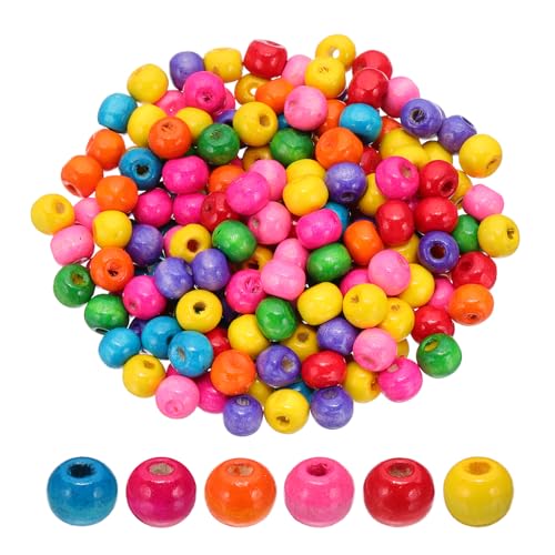 PATIKIL 8mm Holzperlen für Bastelarbeiten, 200 Stück runde Perlen lose Abstandshalterperlen für Makramee-Schmuckarmband DIY handgefertigte Dekoration, Multicolor PATIKIL 8mm Holzperlen für Bastelarbeiten, 200 Stück runde Perlen lose Abstandshalterperlen für Makramee-Schmuckarmband DIY handgefertigte Dekoration, Multicolor von PATIKIL