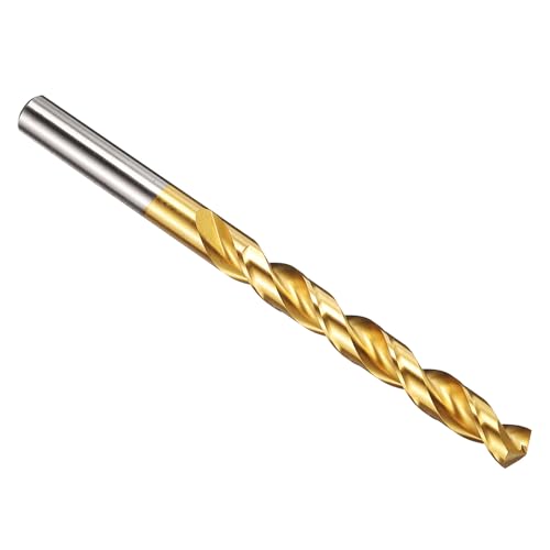 PATIKIL 9mm Bohrer, M42 HSS Spiralbohrer, Gerader 135° Stahlbohrer Titannitrid-Beschichtung für Hartmetall Edelstahl - 1 Stück PATIKIL 9mm Bohrer, M42 HSS Spiralbohrer, Gerader 135° Stahlbohrer Titannitrid-Beschichtung für Hartmetall Edelstahl - 1 Stück von PATIKIL