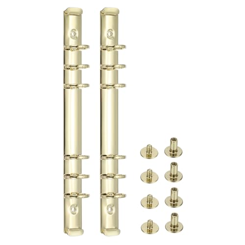 PATIKIL A5 6-Loch Ringbuchmechanismen, 2er-Set Ringbuchrücken-Ersatz für Ringbuchplaner von PATIKIL