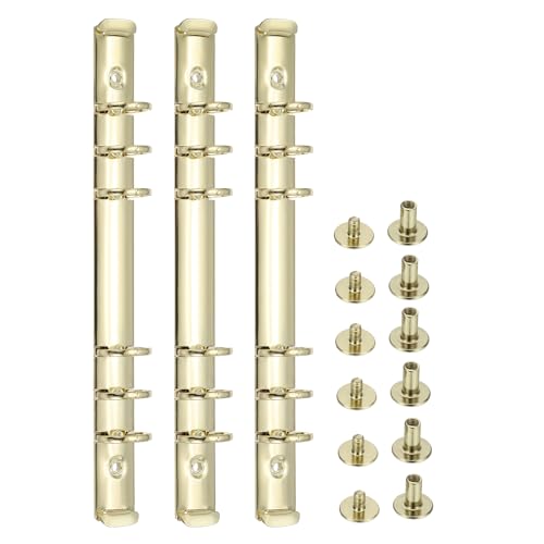 PATIKIL A5 6-Loch Ringbuchmechanismen, 3er-Set Ringbuchrücken Ersatz für Ringbuchplaner PATIKIL A5 6-Loch Ringbuchmechanismen, 3er-Set Ringbuchrücken Ersatz für Ringbuchplaner von PATIKIL