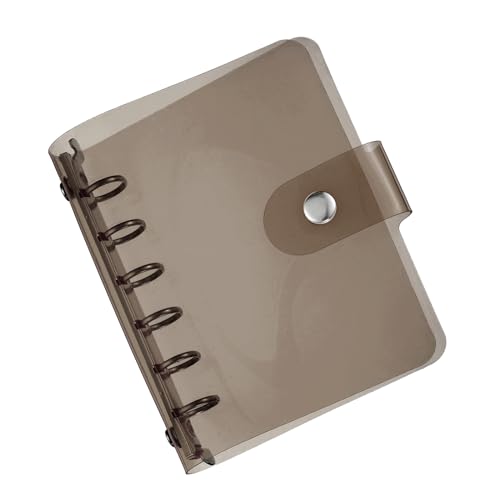 PATIKIL A7 Klare Binderabdeckung, weiche PVC-Loose-Leaf-Binder-Schutzhülle mit Druckknopfverschluss für DIY-Meeting-Notizbuch-Ordner, Schwarz PATIKIL A7 Klare Binderabdeckung, weiche PVC-Loose-Leaf-Binder-Schutzhülle mit Druckknopfverschluss für DIY-Meeting-Notizbuch-Ordner, Schwarz von PATIKIL