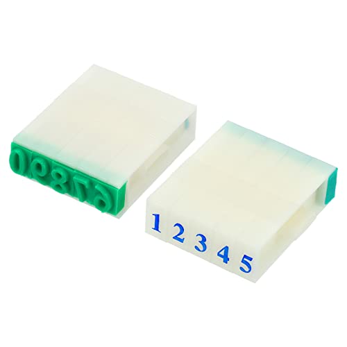 PATIKIL Abnehmbare Zahlen Stempel Kunststoff 9 Ziffern Schriftgröße 4 Ziffer 0-9 Kombinationsset für Kartenalbum Unterricht PATIKIL Abnehmbare Zahlen Stempel Kunststoff 9 Ziffern Schriftgröße 4 Ziffer 0-9 Kombinationsset für Kartenalbum Unterricht von PATIKIL