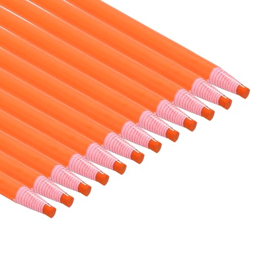 PATIKIL Abziehbare China-Marker, 12er-Pack Fettwachsstifte aus Holz für Glas, Kleidung, Zeichnen, Film, Papier, Vinyl, Metall, Orange PATIKIL Abziehbare China-Marker, 12er-Pack Fettwachsstifte aus Holz für Glas, Kleidung, Zeichnen, Film, Papier, Vinyl, Metall, Orange von PATIKIL