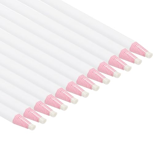 PATIKIL Abziehbare China-Marker, 12er-Pack Fettwachsstifte aus Holz für Glasbekleidung Zeichnung Film Papier Vinyl Metall, Weiß PATIKIL Abziehbare China-Marker, 12er-Pack Fettwachsstifte aus Holz für Glasbekleidung Zeichnung Film Papier Vinyl Metall, Weiß von PATIKIL