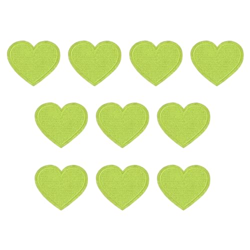 PATIKIL Aufbügelbare Aufnäher 10 Packung Herz Form Aufnäher Bestickte Aufnäher Liebe Applikationen Verzierungen für Kleidung Jacken Hut Rucksack Reparieren Dekorationen Hell Grün PATIKIL Aufbügelbare Aufnäher 10 Packung Herz Form Aufnäher Bestickte Aufnäher Liebe Applikationen Verzierungen für Kleidung Jacken Hut Rucksack Reparieren Dekorationen Hell Grün von PATIKIL