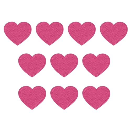 PATIKIL Aufbügelbare Aufnäher 10 Packung Herz Form Aufnäher Bestickte Aufnäher Liebe Applikationen Verzierungen für Kleidung Jacken Hut Rucksack Reparieren Dekorationen Rose Rot PATIKIL Aufbügelbare Aufnäher 10 Packung Herz Form Aufnäher Bestickte Aufnäher Liebe Applikationen Verzierungen für Kleidung Jacken Hut Rucksack Reparieren Dekorationen Rose Rot von PATIKIL