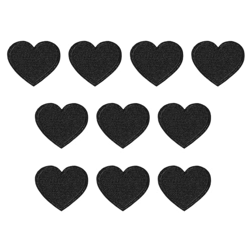PATIKIL Aufbügelbare Aufnäher 10 Packung Herz Form Aufnäher Bestickte Aufnäher Liebe Applikationen Verzierungen für Kleidung Jacken Hut Rucksack Reparieren Dekorationen Schwarz PATIKIL Aufbügelbare Aufnäher 10 Packung Herz Form Aufnäher Bestickte Aufnäher Liebe Applikationen Verzierungen für Kleidung Jacken Hut Rucksack Reparieren Dekorationen Schwarz von PATIKIL