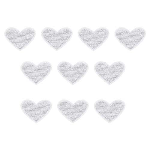 PATIKIL Aufbügelbare Aufnäher 10 Packung Herz Form Aufnäher Bestickte Aufnäher Liebe Applikationen Verzierungen für Kleidung Jacken Hut Rucksack Reparieren Dekorationen Weiß PATIKIL Aufbügelbare Aufnäher 10 Packung Herz Form Aufnäher Bestickte Aufnäher Liebe Applikationen Verzierungen für Kleidung Jacken Hut Rucksack Reparieren Dekorationen Weiß von PATIKIL